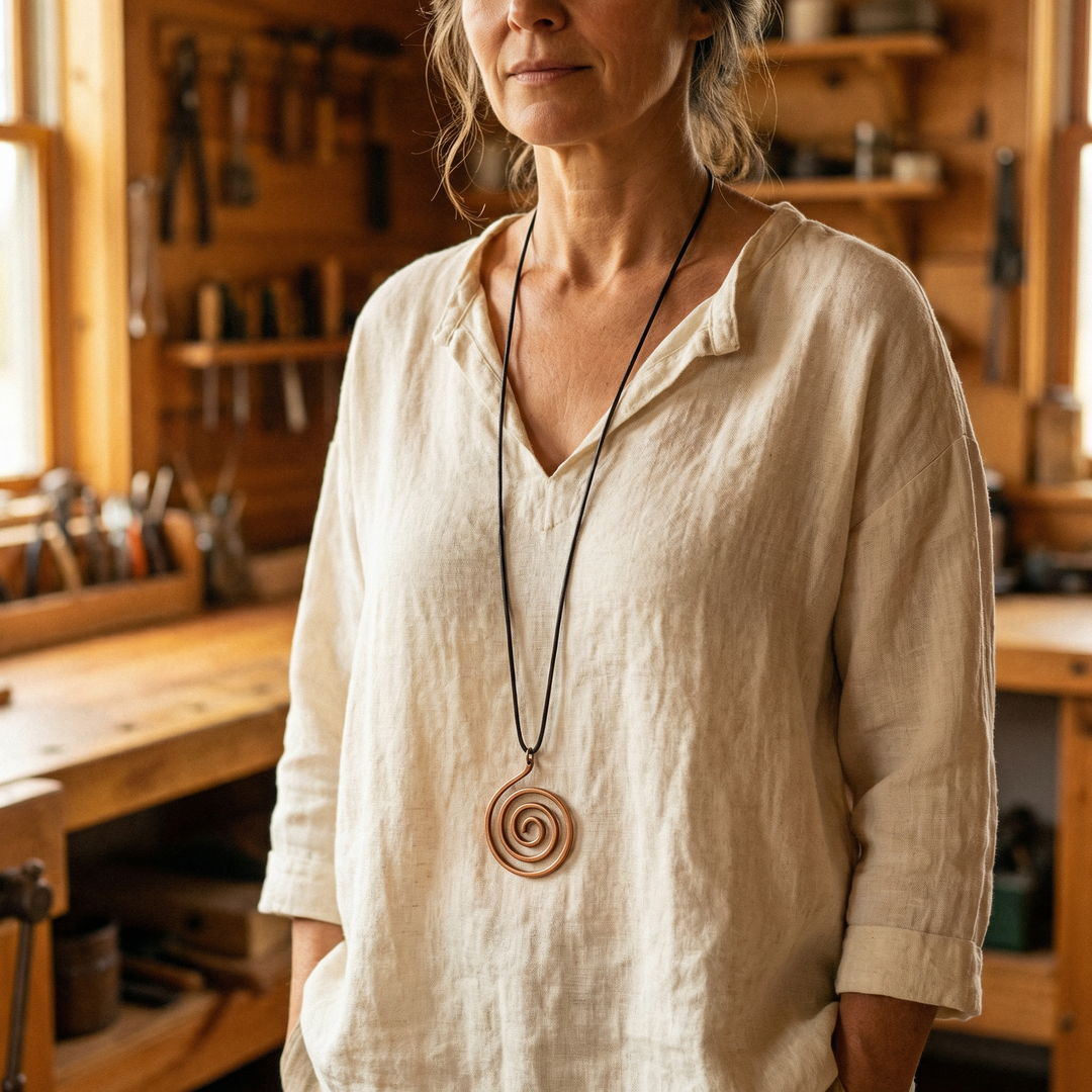 Maya's Mesa Copper Necklace