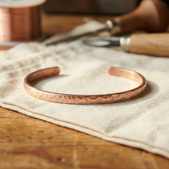Maya's Sand Copper Anklet