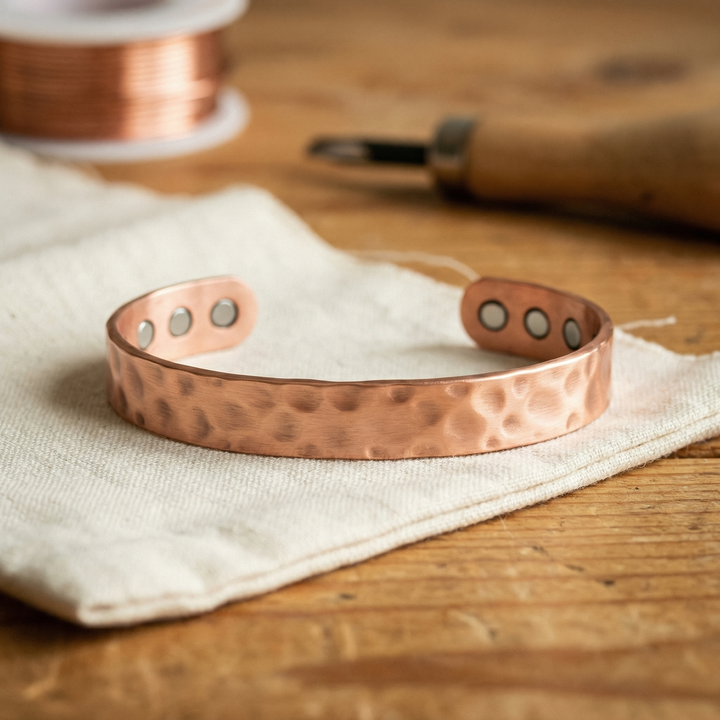 Maya's Lodestone Copper Bracelet