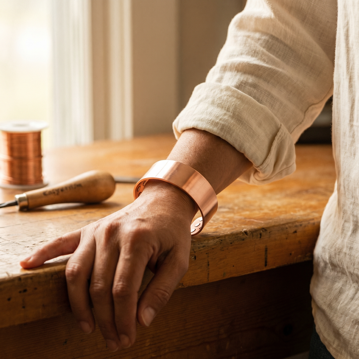 Maya's Anvil Copper Bracelet