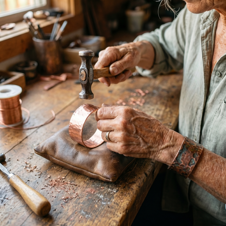 Maya's Anvil Copper Bracelet