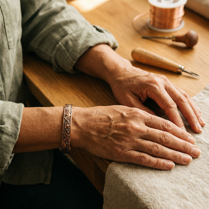 Maya's Loam Copper Bracelet