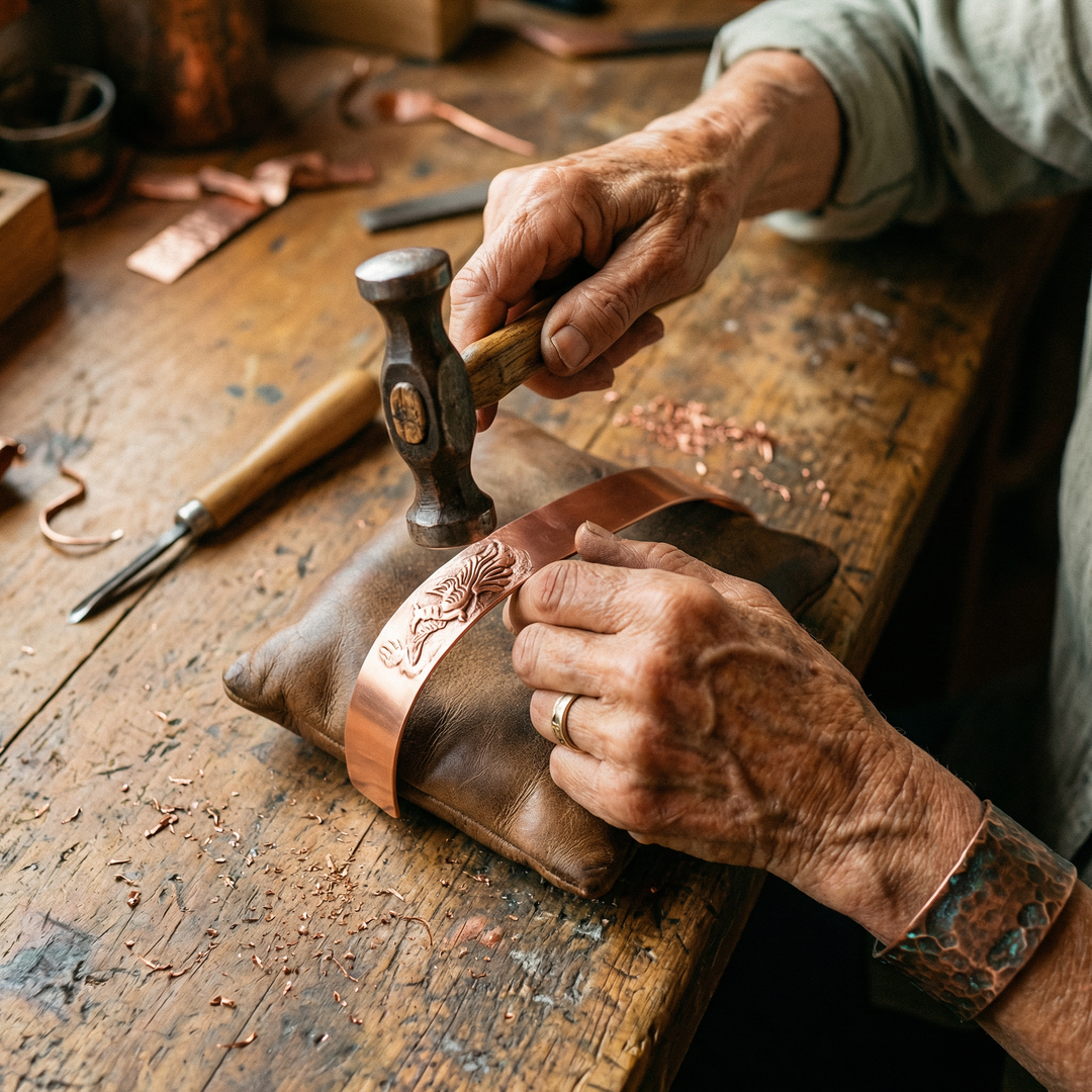 Maya's Loam Copper Bracelet