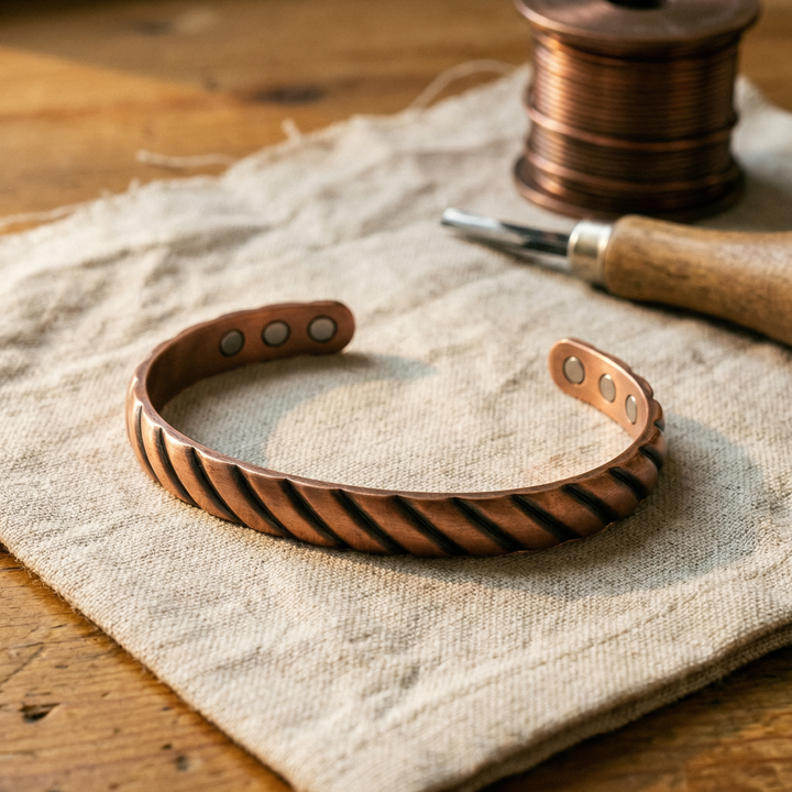 Maya's Thorn Copper Bracelet