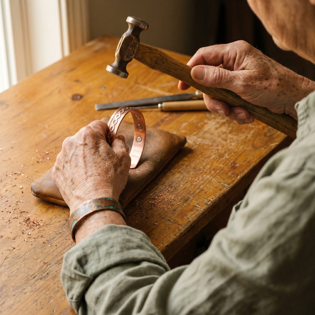 Maya's Current Copper Bracelet