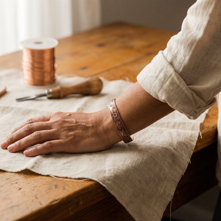 Maya's Knell Copper Bracelet