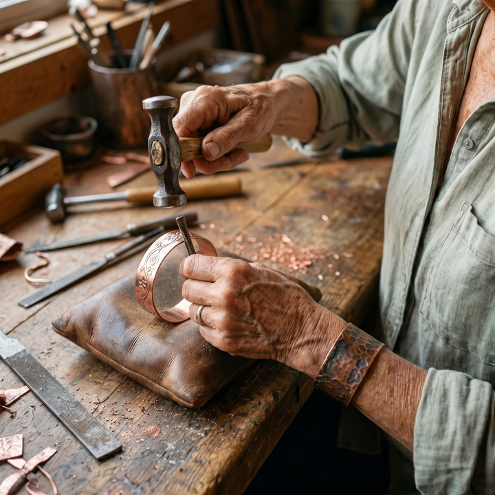 Maya's Knell Copper Bracelet