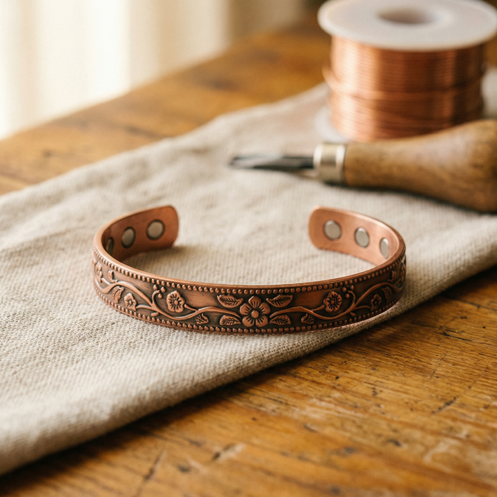 Maya's Knell Copper Bracelet