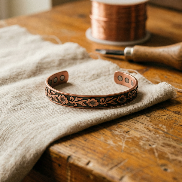 Maya's Vine Copper Bracelet