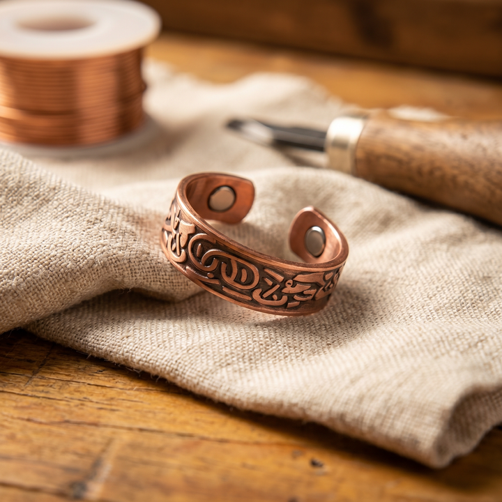 Maya's Burr Copper Ring