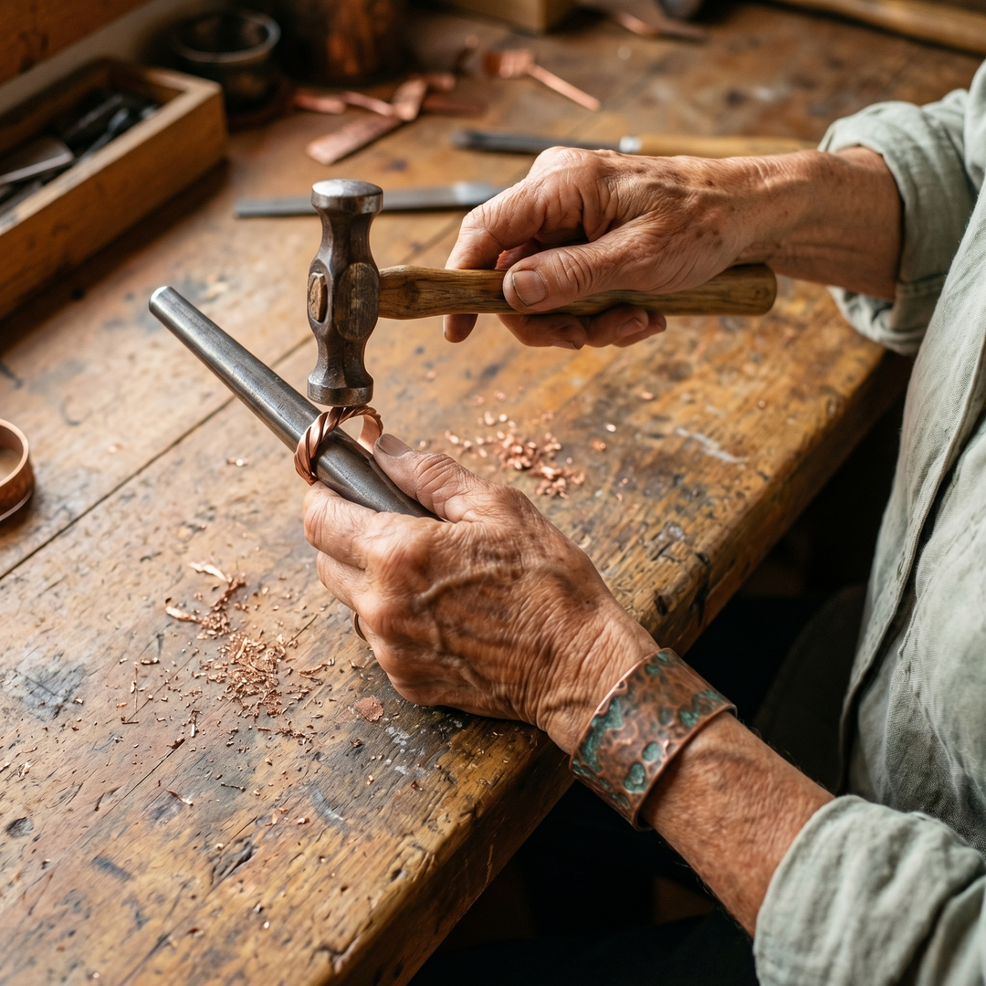 Maya's Knap Copper Ring