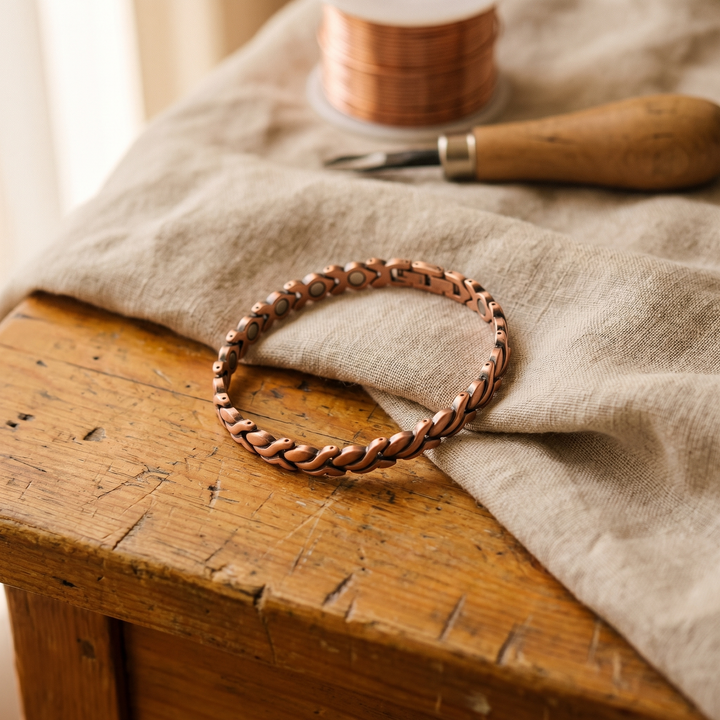 Maya's Dune Copper Anklet