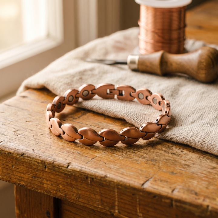 Maya's Marsh Copper Anklet
