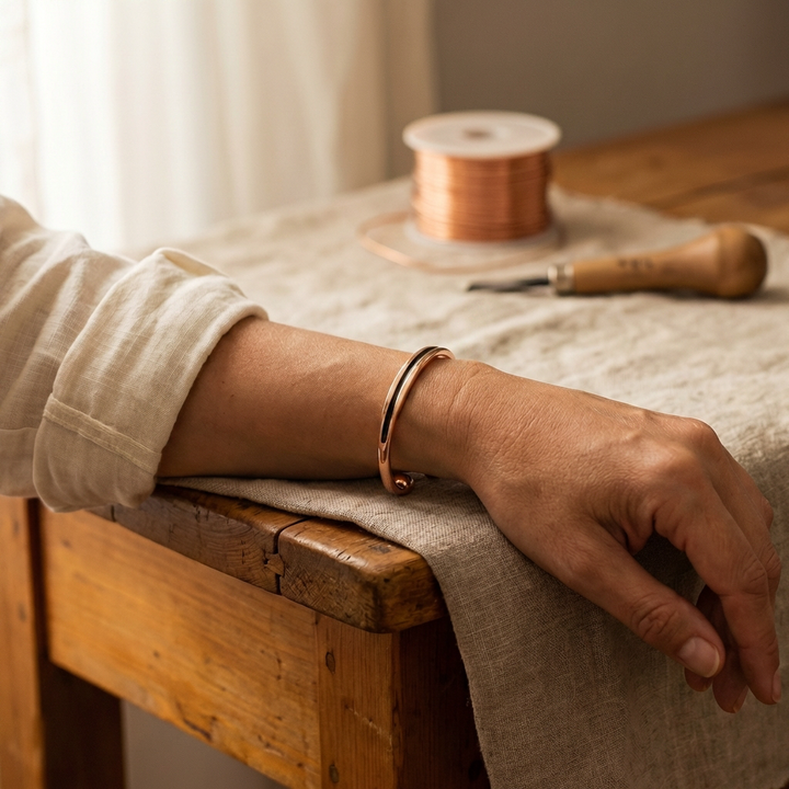 Maya's Vein Copper Bracelet