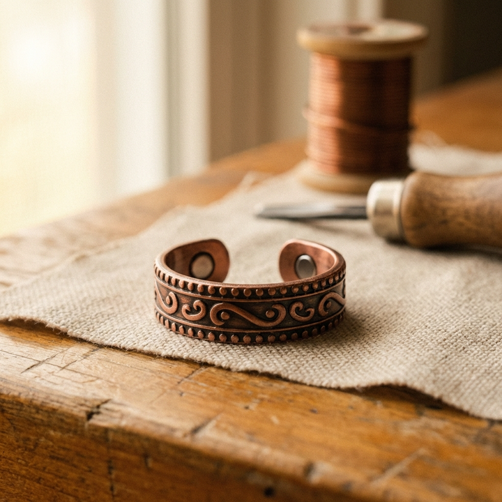 Maya's Fern Copper Ring