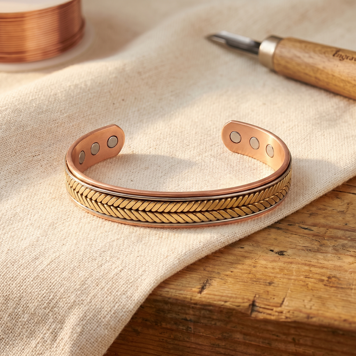 Maya's Harvest Copper Bracelet