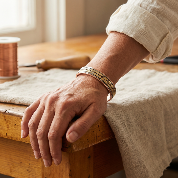 Maya's Harvest Copper Bracelet