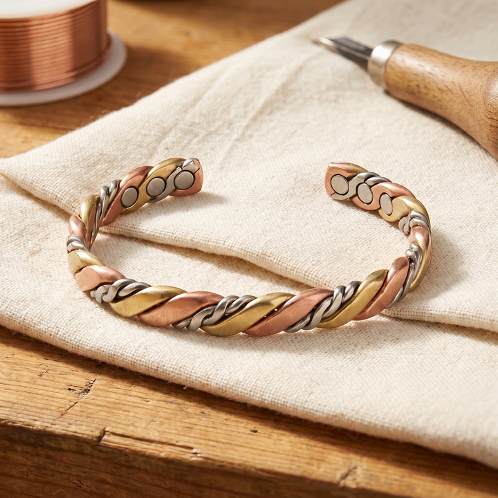 Maya's Stone Copper Bracelet