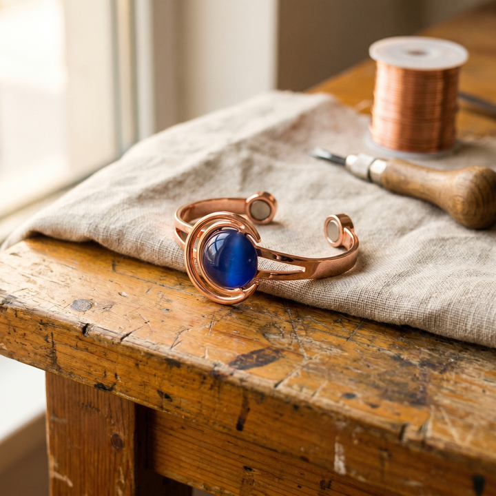 Maya's Sphere Copper Bracelet
