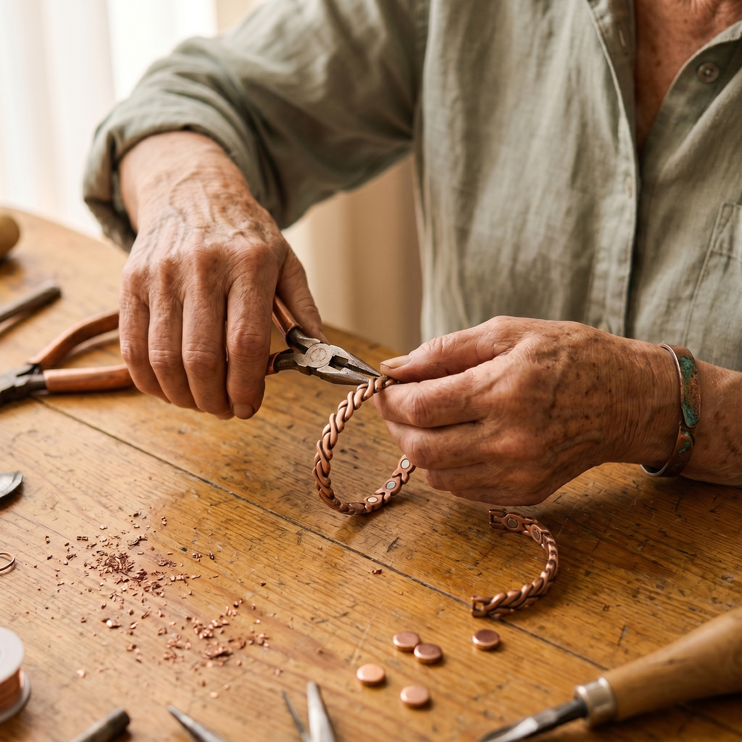 Maya's Dune Copper Anklet