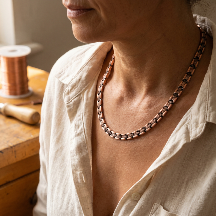 Maya's Haze Copper Necklace