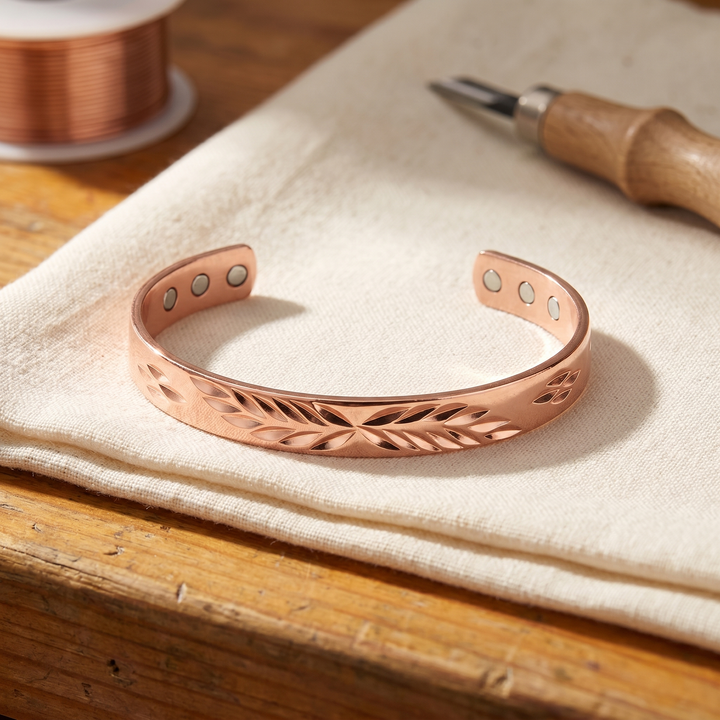 Maya's Lunar Copper Bracelet