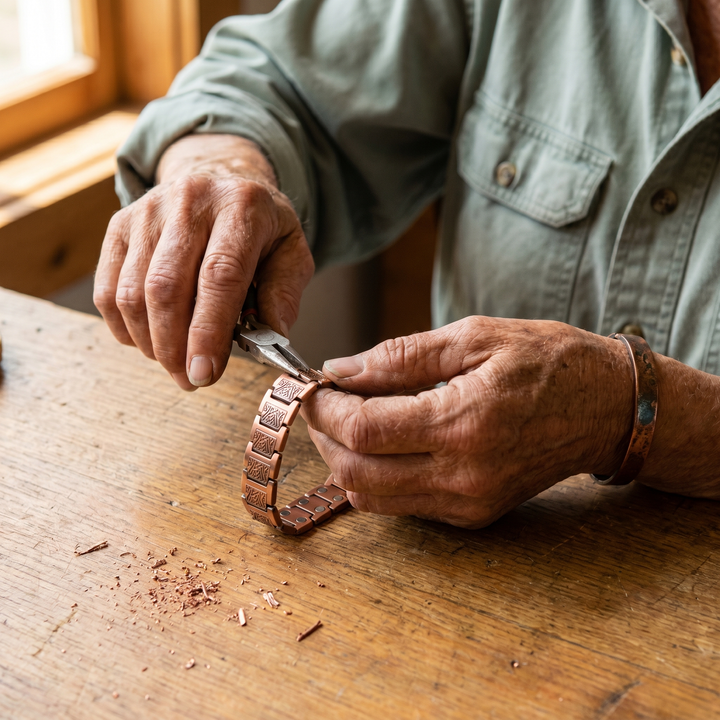 Maya's Glen Men's Copper Bracelet