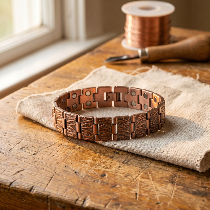 Maya's Grit Men's Copper Bracelet