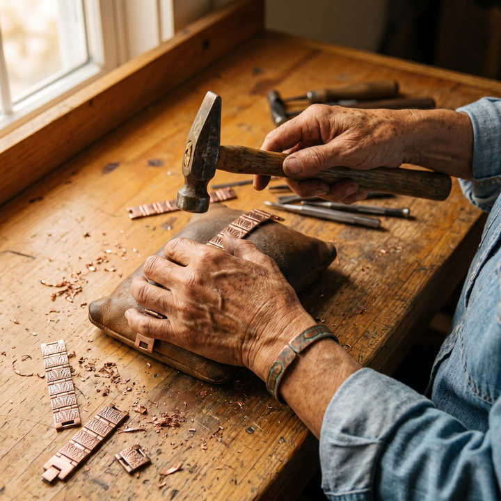Maya's Grit Men's Copper Bracelet