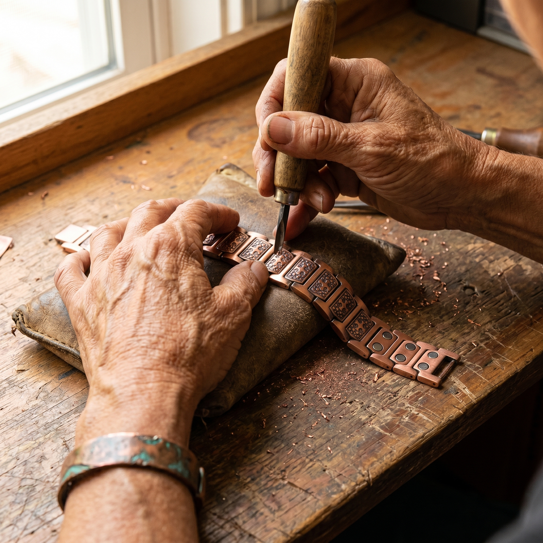 Maya's Gale Men's Copper Bracelet
