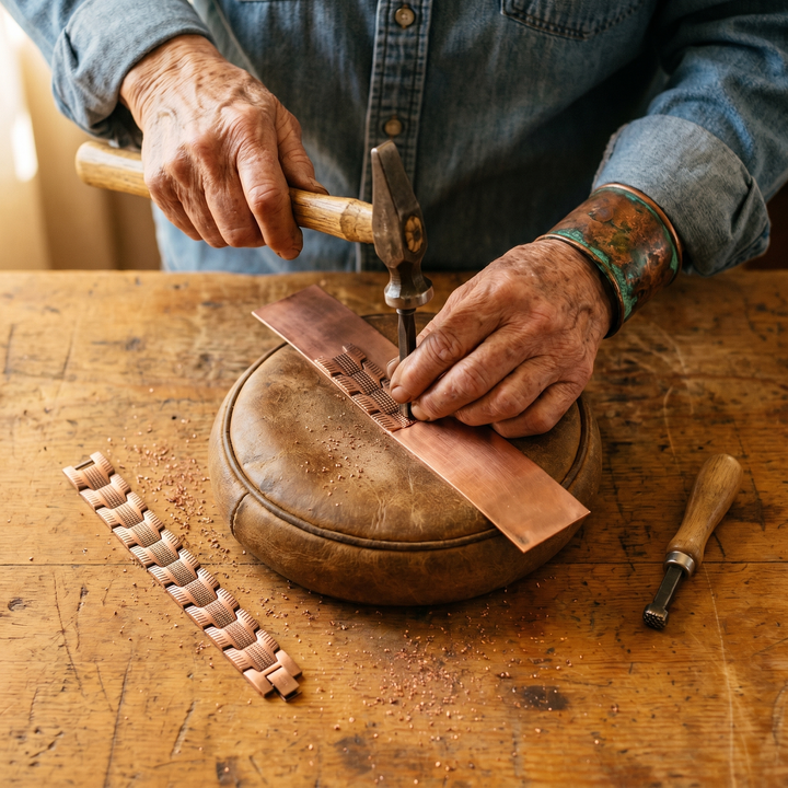 Maya's Crag Copper Bracelet