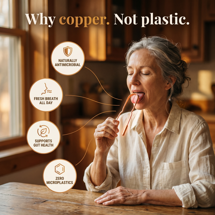 Maya's Pure Copper Tongue Scraper
