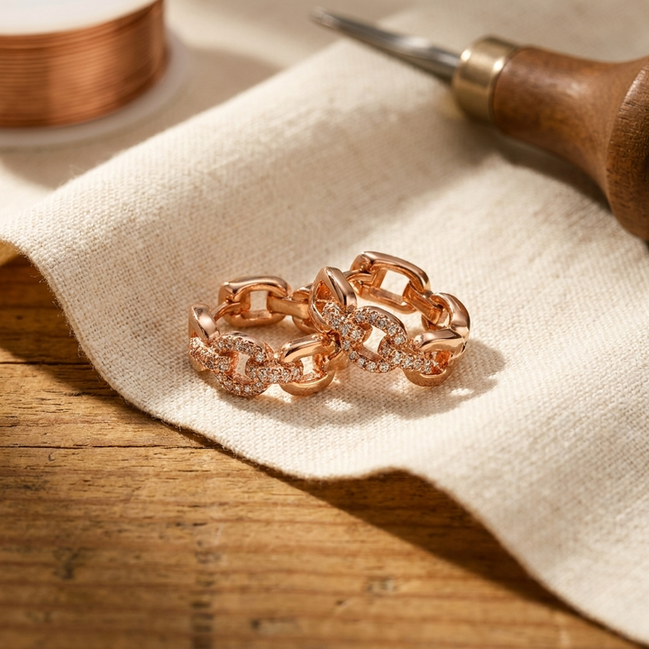 Maya's Tor Copper Earrings
