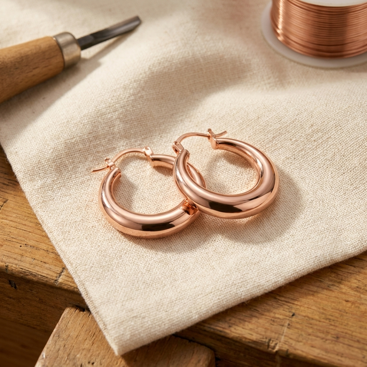 Maya's Marl Copper Earrings