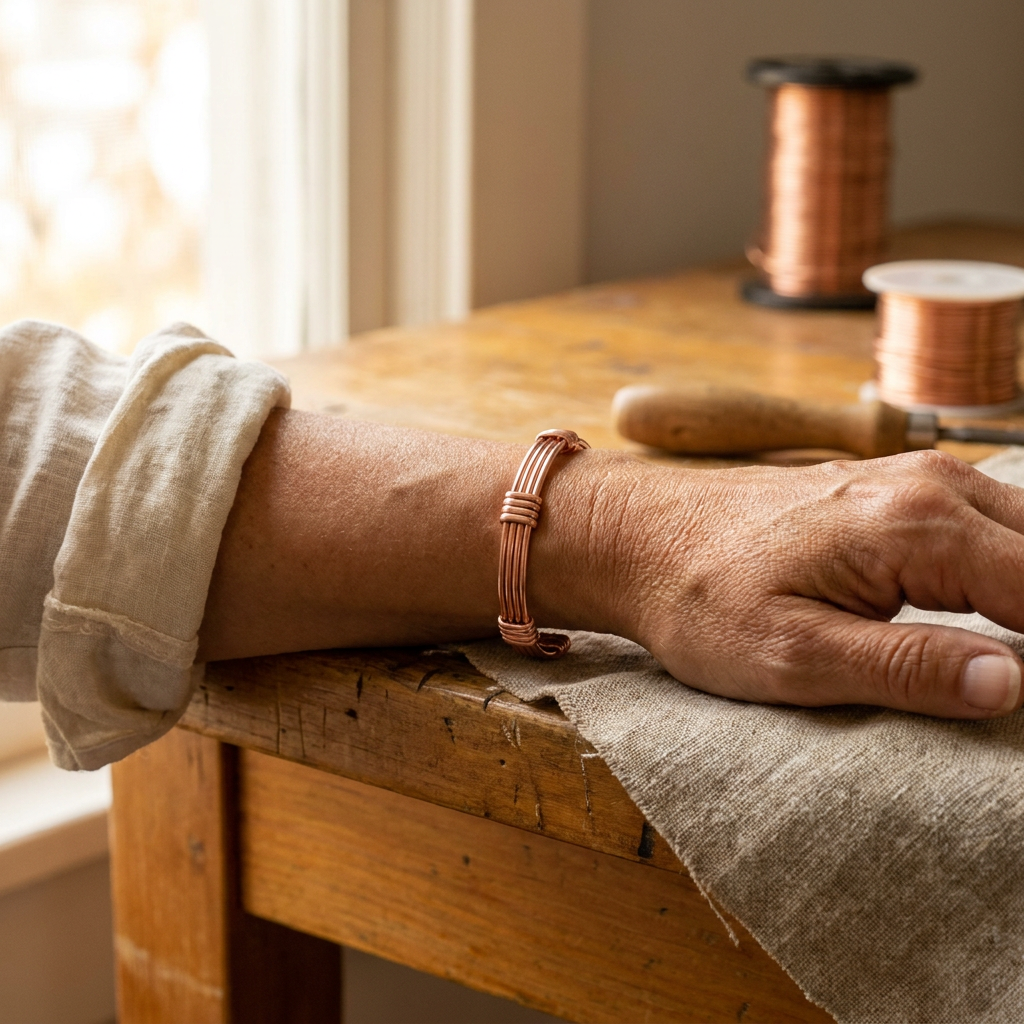 Maya's Sere Copper Bracelet