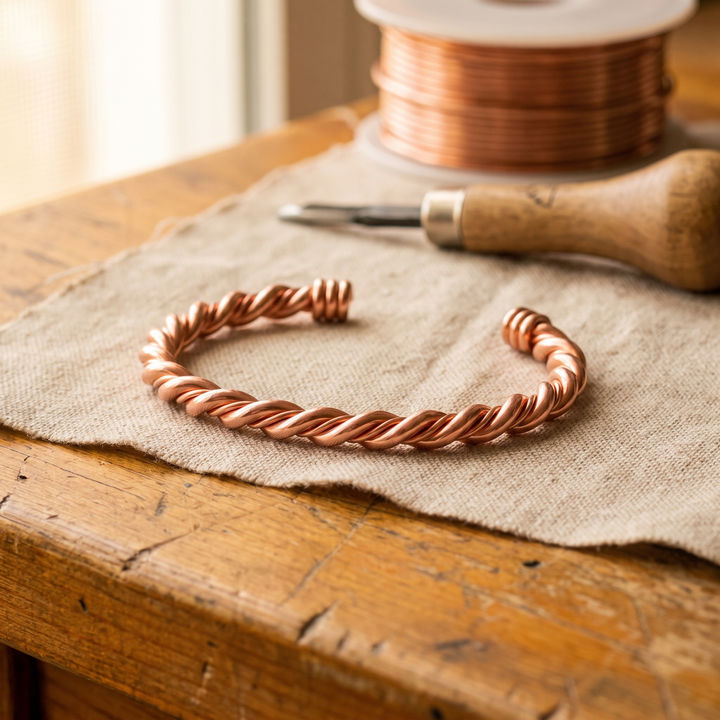 Maya's Tensor Copper Bracelet
