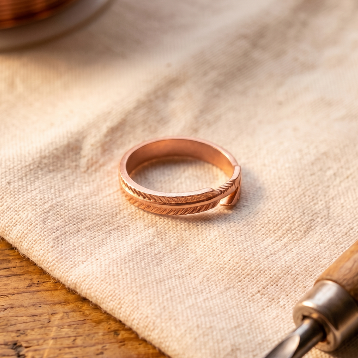 Maya's Root Copper Ring