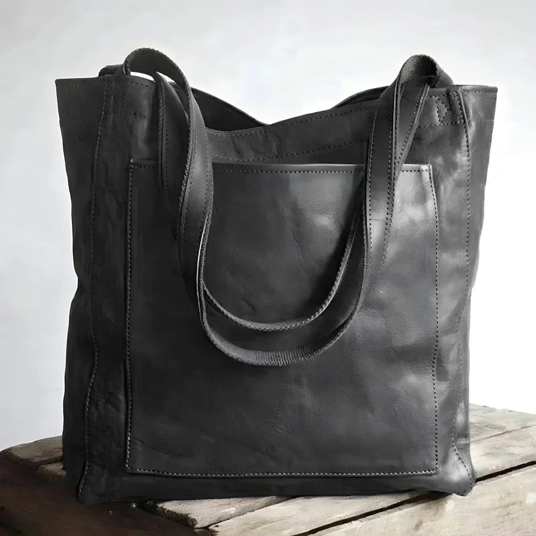 Ashley | Signature Genuine Leather Tote Bag
