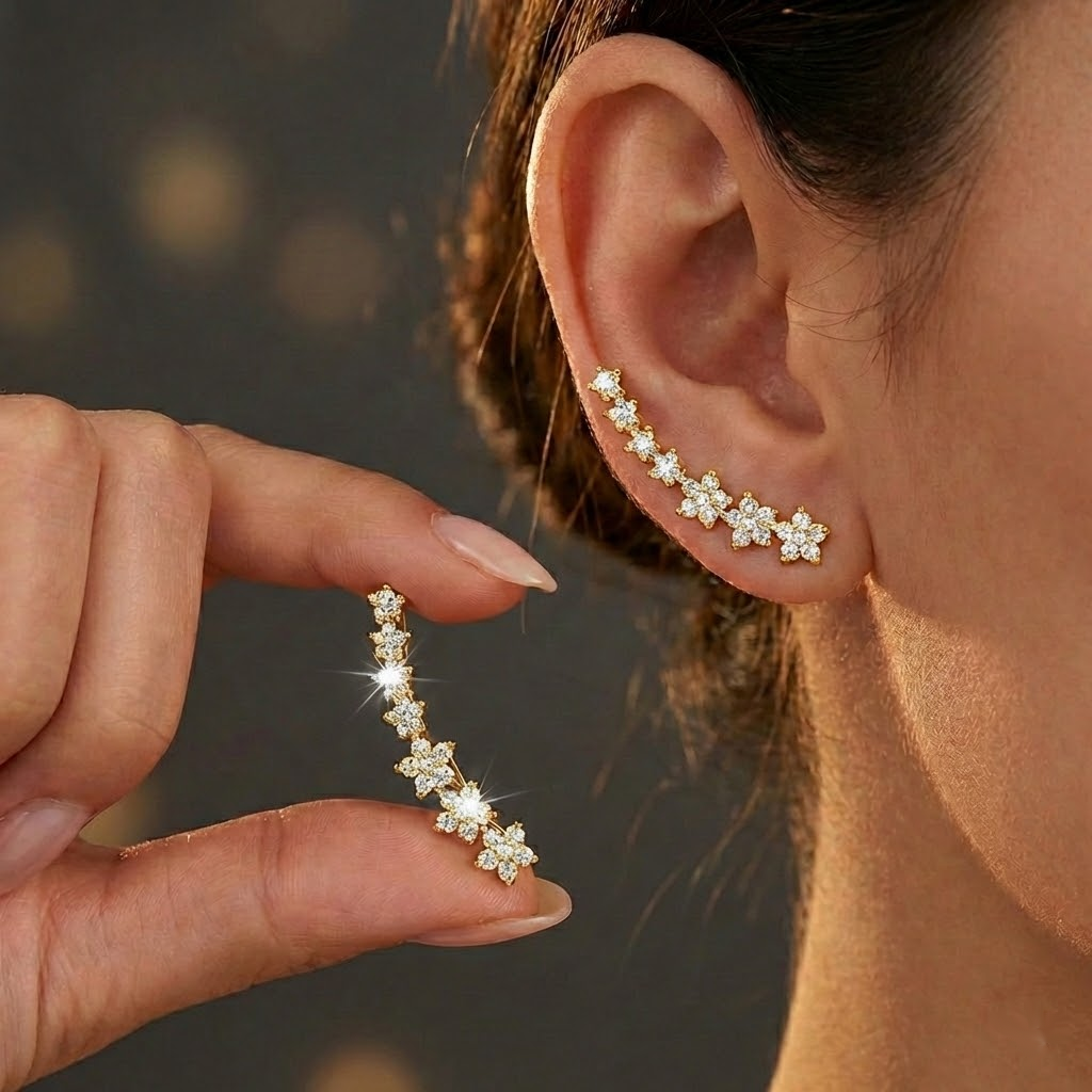 Paige | ELEGANT FLORAL EARRINGS