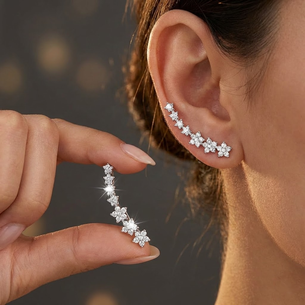 Paige | ELEGANT FLORAL EARRINGS