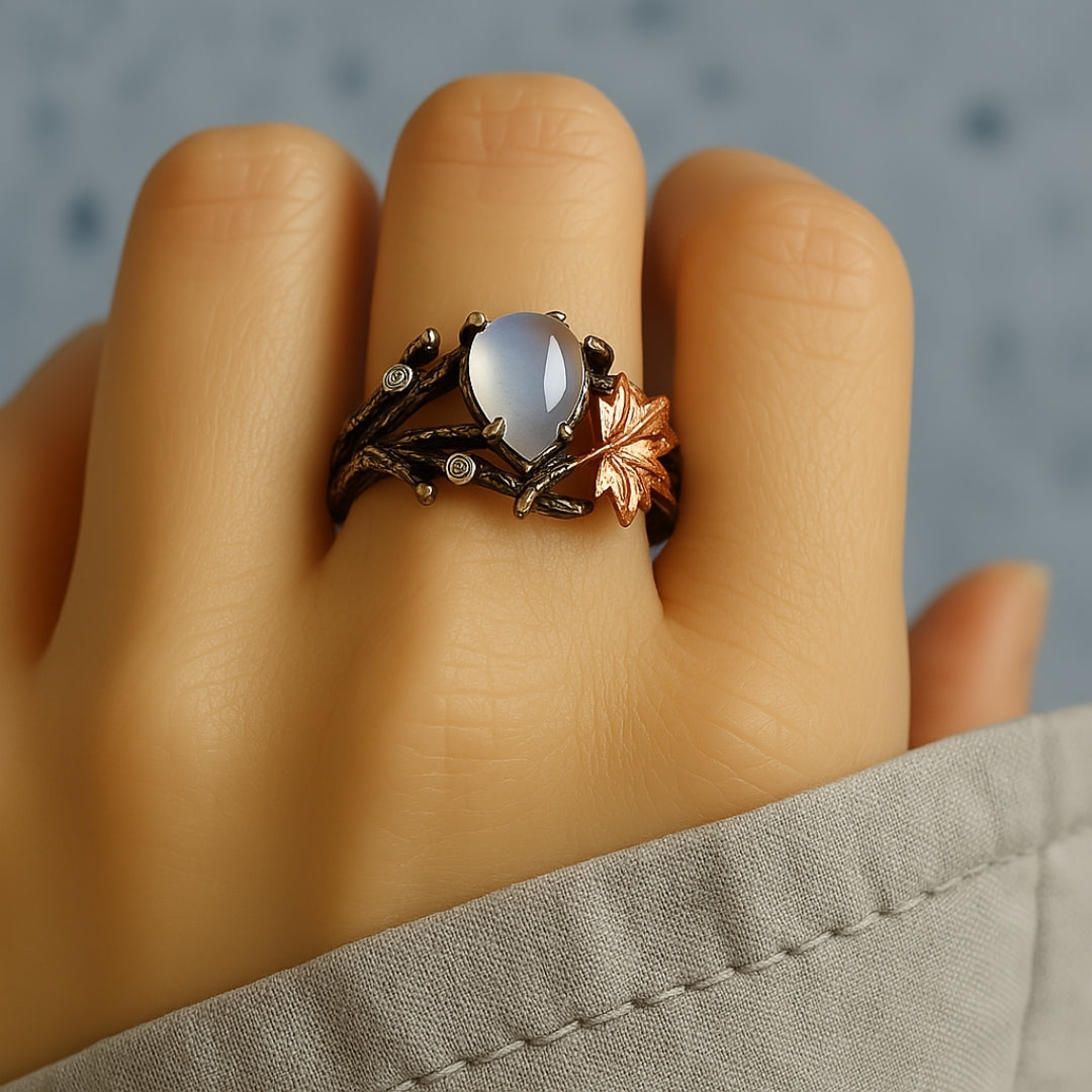 Harper | Natural Moonstone Ring