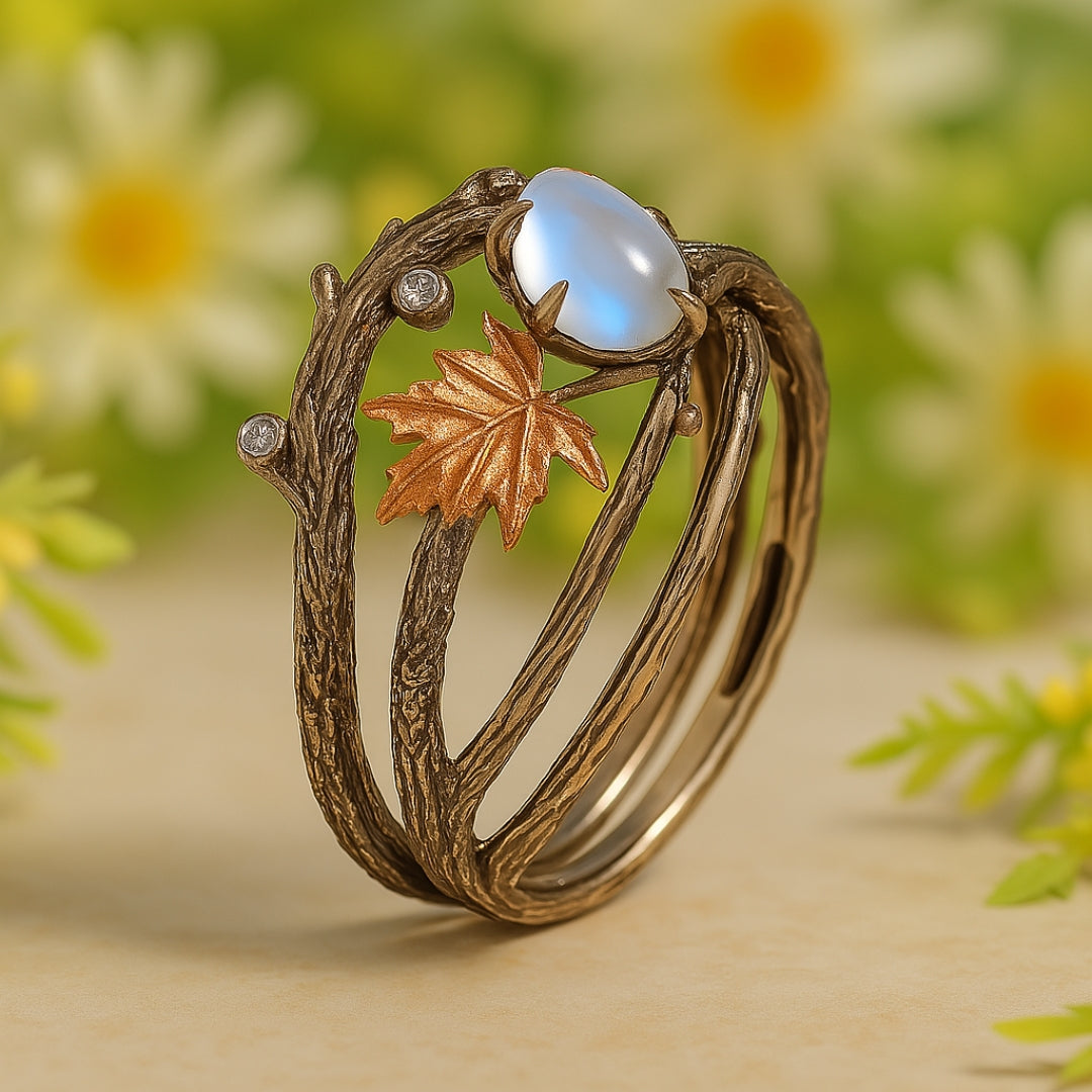 Harper | Natural Moonstone Ring