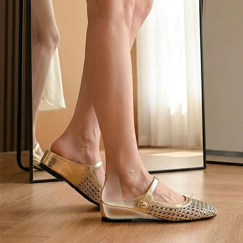 Charlotte™ | Breathable Mary Jane Mules for Everyday Comfort