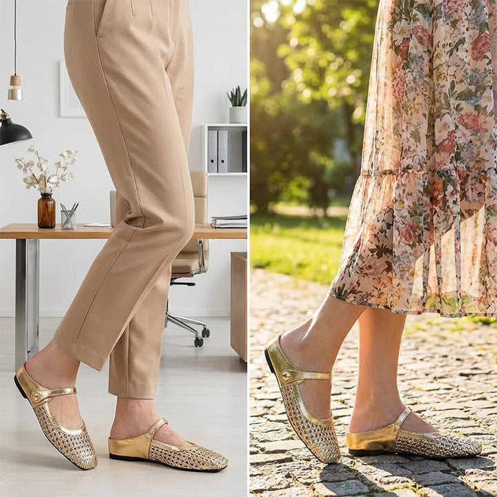 Charlotte™ | Breathable Mary Jane Mules for Everyday Comfort