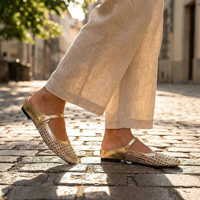 Charlotte™ | Breathable Mary Jane Mules for Everyday Comfort
