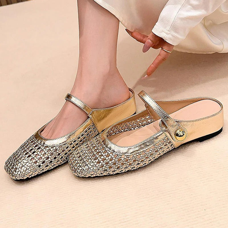 Charlotte™ | Breathable Mary Jane Mules for Everyday Comfort