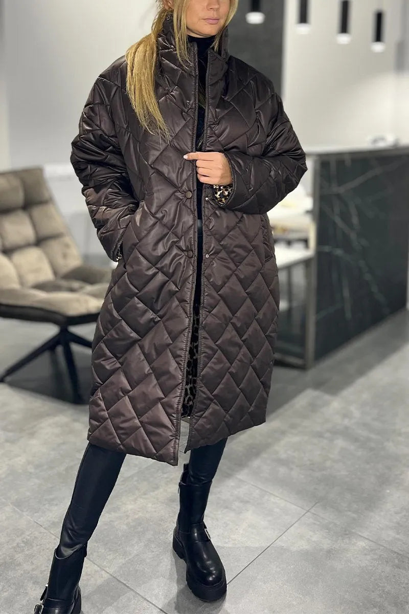 Kendall | Quilted Mid Coat