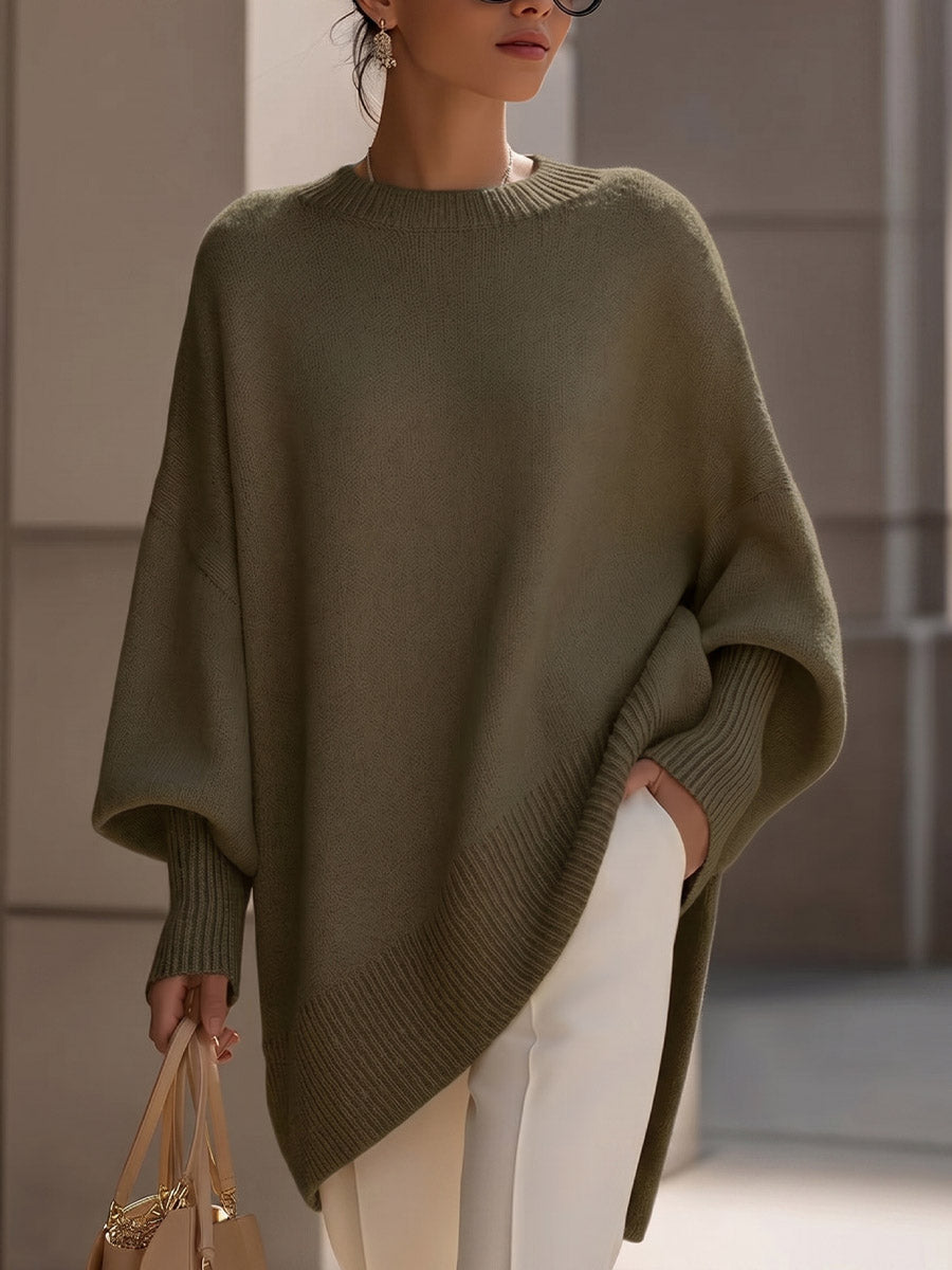 Phoebe™ | Relaxed Mock Neck Sweater