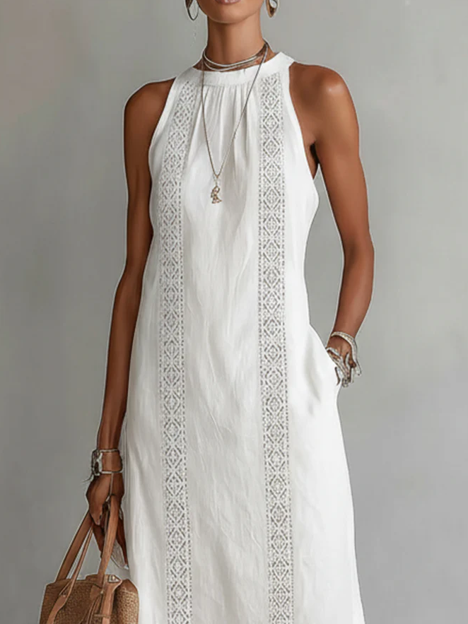 Layla | Linen Midi Dress