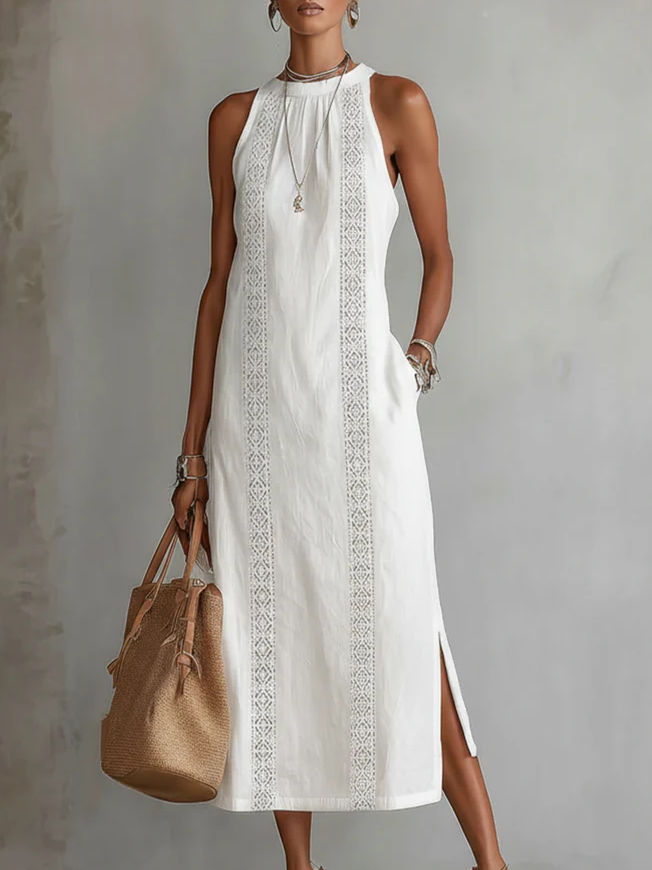 Layla | Linen Midi Dress